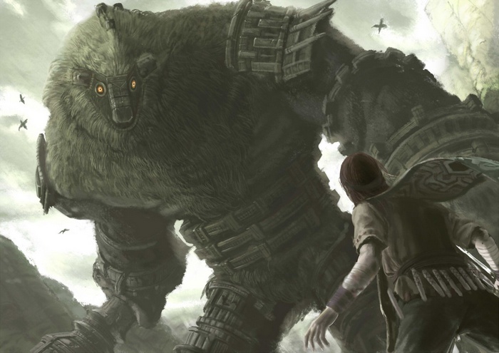 fantasy art, video games, Wander, creature, colossus, Shadow of the Colossus