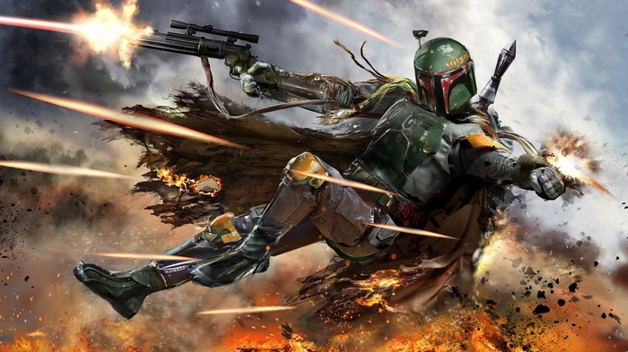 Boba Fett in Star Wars Battle
