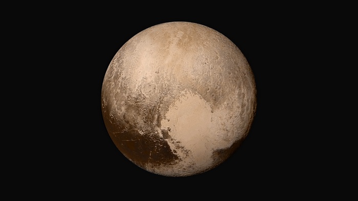 Pluto in space