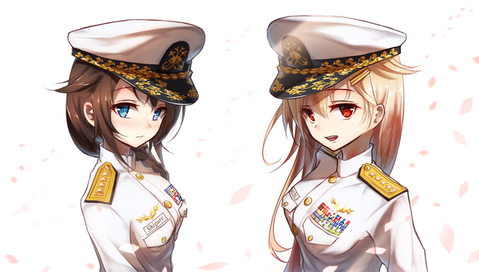 Shigure and Yuudachi from Kantai Collection