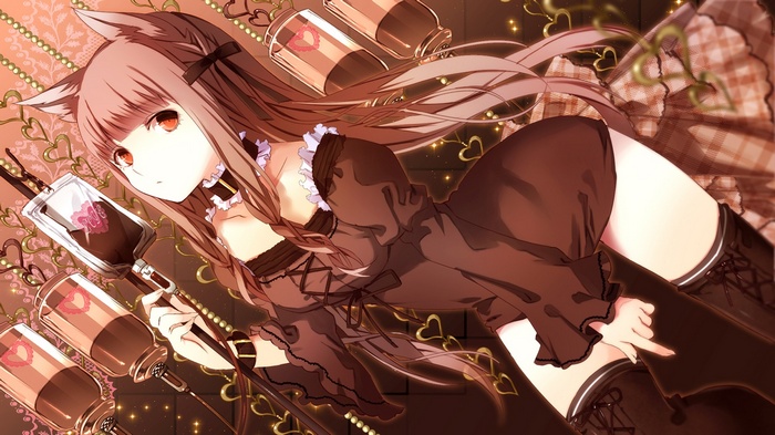 Nekomimi Girl with Blood Bags