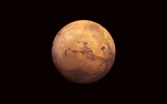 Mars planet in the Solar System