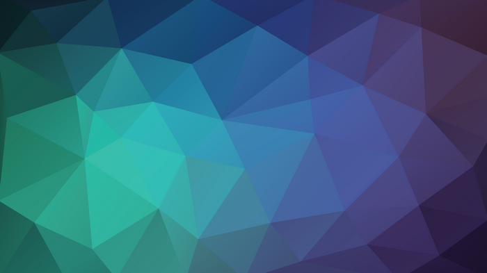 Abstract geometric pattern with blue and green gradient