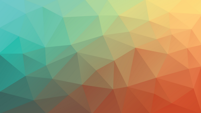 Abstract polygonal pattern with gradient colors