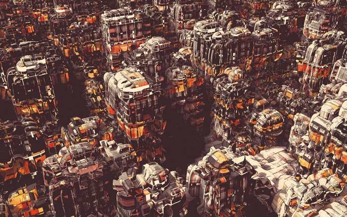 Abstract digital art by Atelier Olschinsky