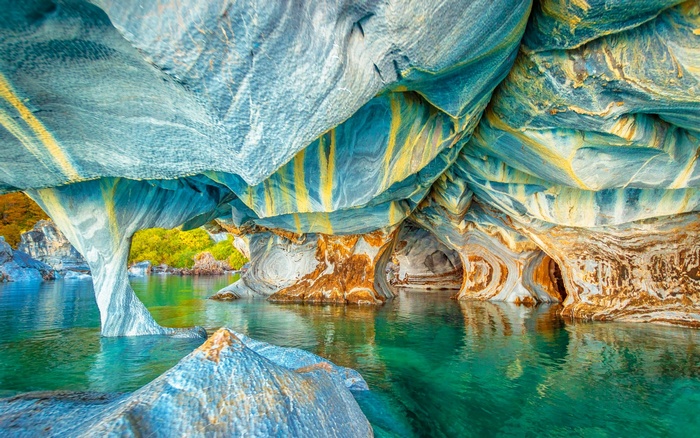 Marble Caves of General Carrera Lake, Chile