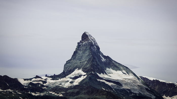 The Matterhorn mountain in Switzerland