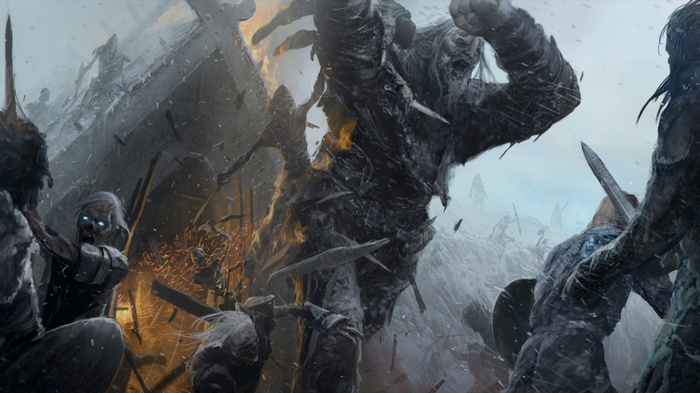 Game of Thrones: The Others Battle a Giant