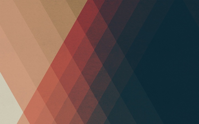 Geometric pattern with fading colors