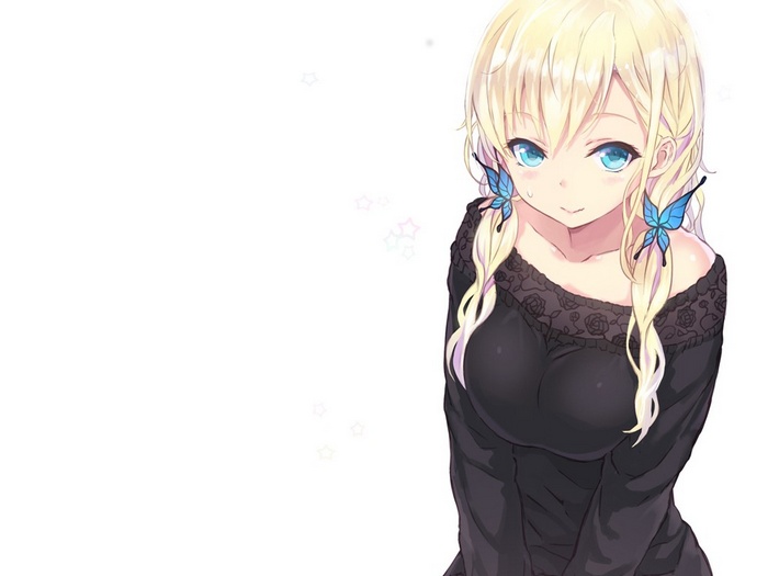 Kashiwazaki Sena with Butterflies