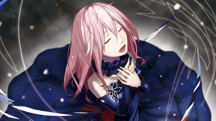 Yuzuriha Inori from Guilty Crown singing