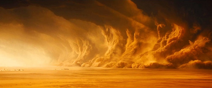 Mad Max: Fury Road sandstorm