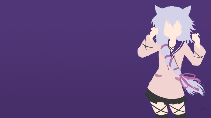 Fuse Midori from Black Bullet, minimalist art