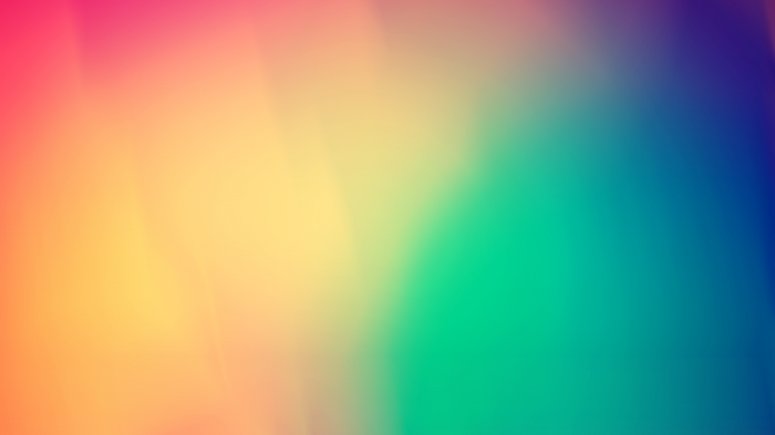 Abstract gradient of pink, yellow, green, and blue