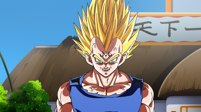 Super Saiyan Vegeta from Dragon Ball