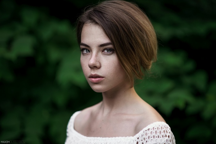 Portrait of Christina Arefyeva by Maxim Guselnikov
