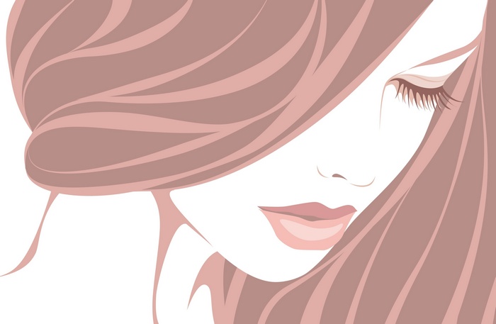 Artwork of a woman's face