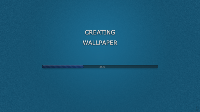 Creating Wallpaper Progress Bar