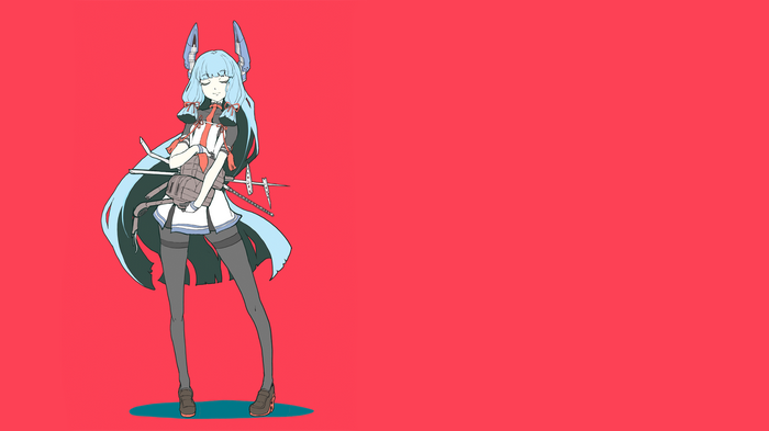 Murakumo from Kantai Collection with blue hair
