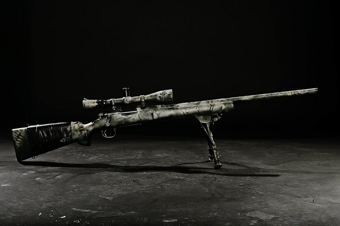 Remington M24 SWS sniper rifle with scope