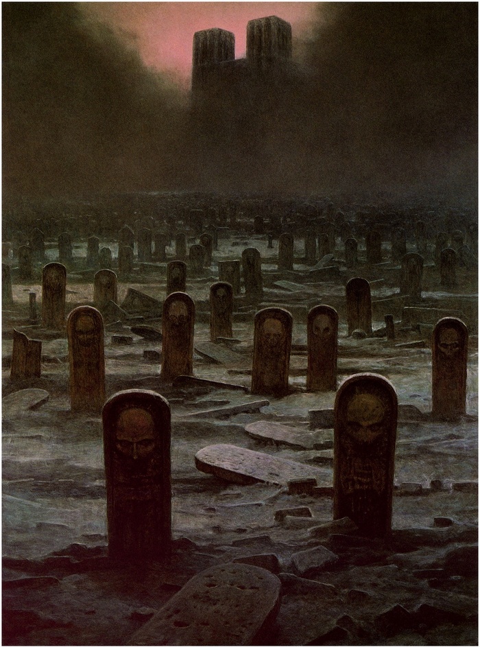 Zdzisław Beksiński, painting