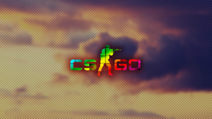 Counter-Strike: Global Offensive CS:GO Logo with Soldier Silhouette