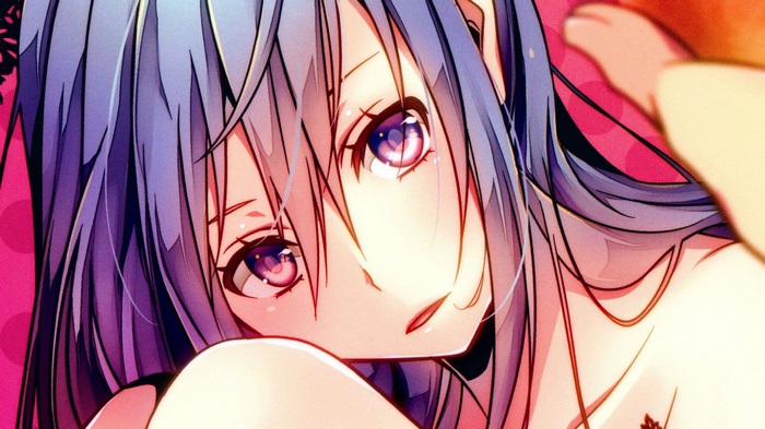 Hatsune Miku with Blue Hair and Blue Eyes