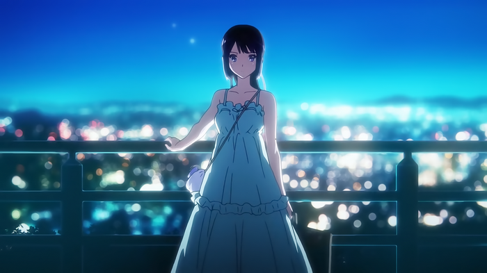 Kousaka Reina from Hibike! Euphonium at night