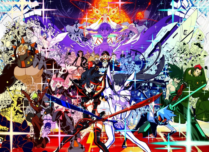 Kill la Kill Characters with Ryuuko and Satsuki