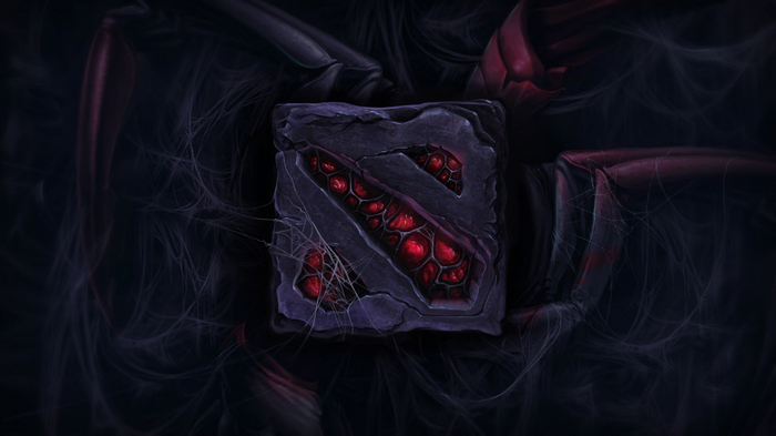 Dota 2 Loading Screen with Spider-like Elements