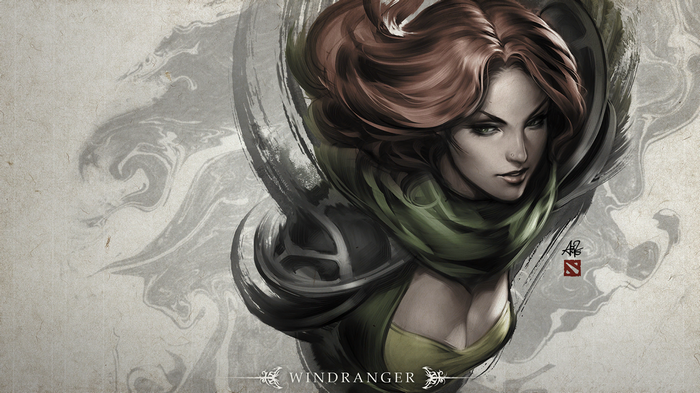 Windranger Loading Screen from Dota 2