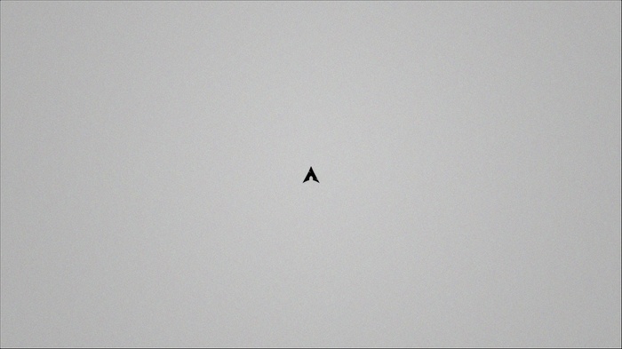 Arch Linux logo on a grey background