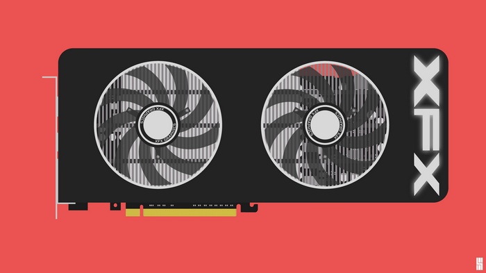 XFX Graphics Card with Dual Fans