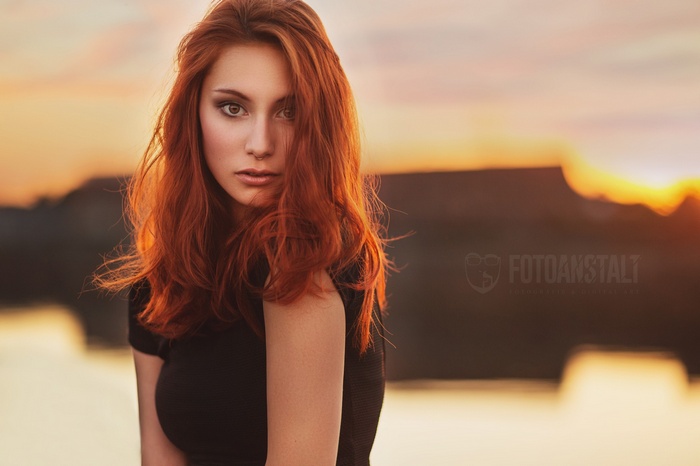 Victoria Ryzhevolosaya portrait with nose ring