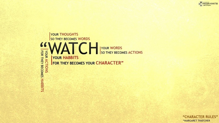 Margaret Thatcher Character Rules Quote