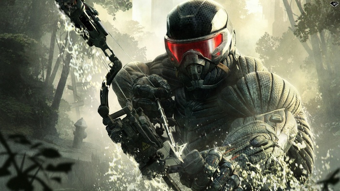 Crysis 3 Nanosuit soldier with bow and arrow