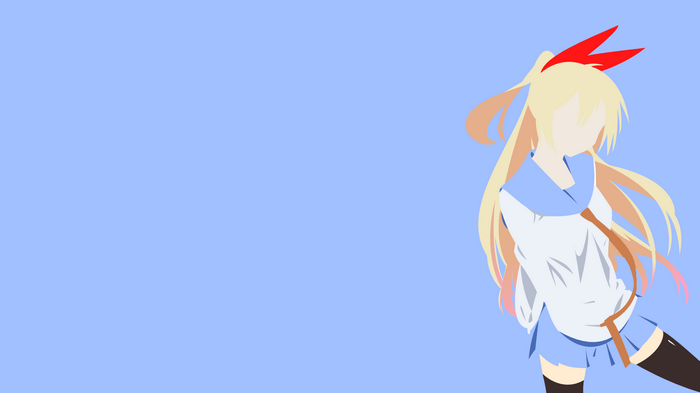 Kirisaki Chitoge from Nisekoi in a school uniform