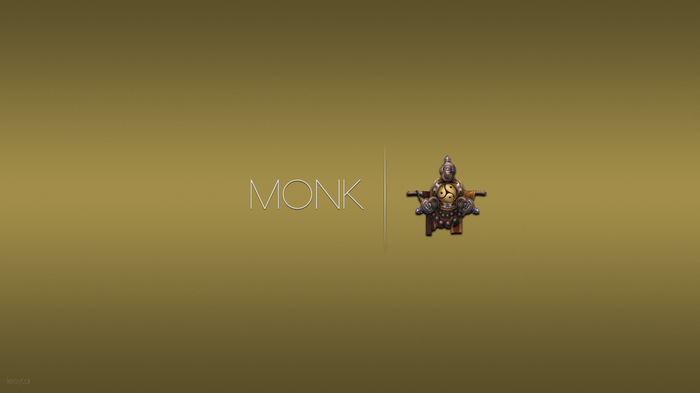 Monk class icon from Diablo III