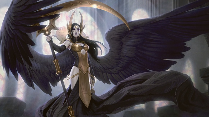 Magic: The Gathering Angel with Scythe