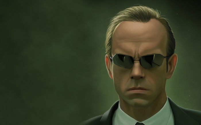 Agent Smith from The Matrix artwork