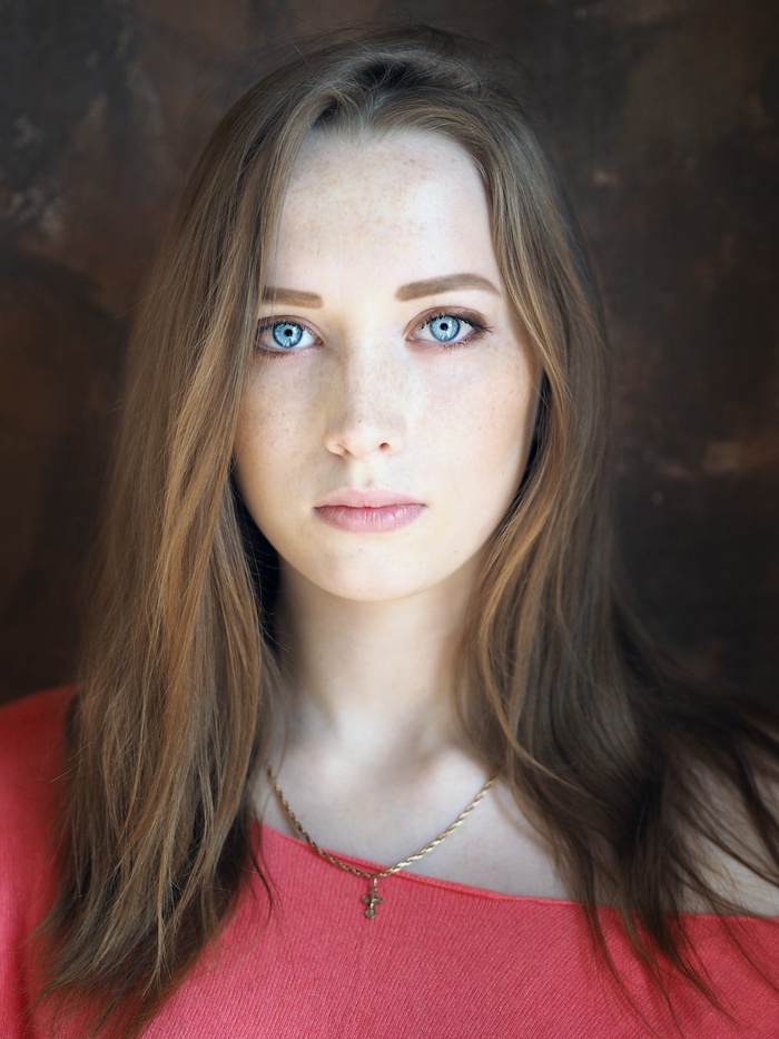 brunette, women, blue eyes, portrait, face, eyes, model