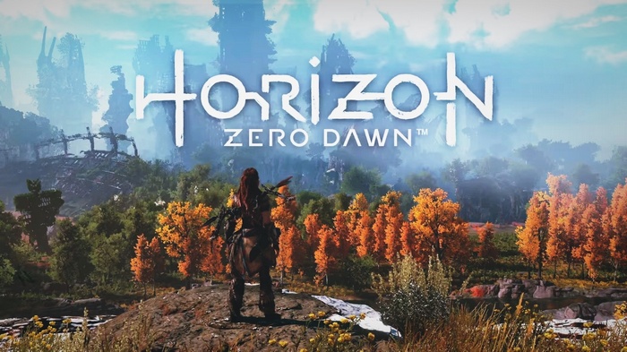 Horizon Zero Dawn Logo with Aloy