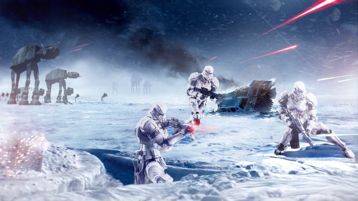 Star Wars Stormtroopers on Hoth