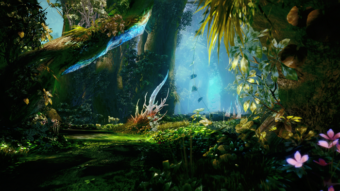 Final Fantasy XIII forest scene