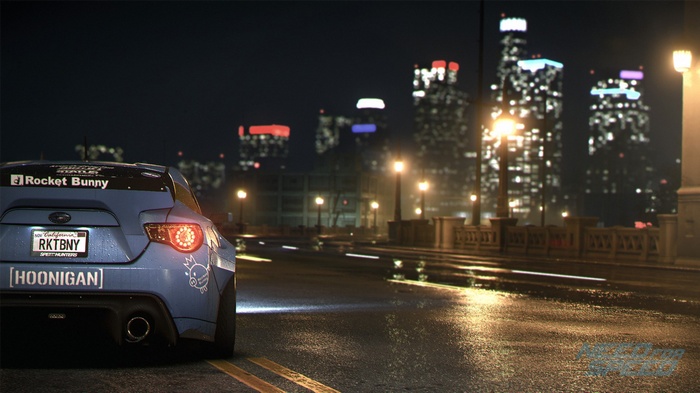 Subaru BRZ in Need for Speed at Night