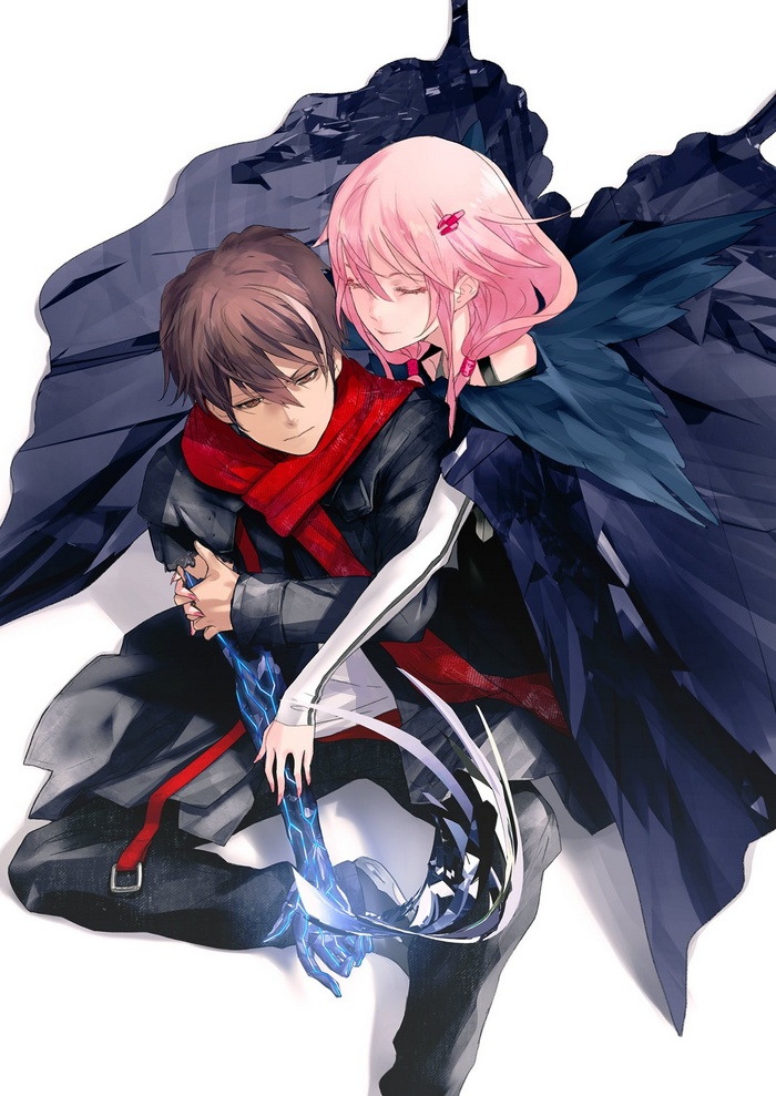Ouma Shuu and Yuzuriha Inori from Guilty Crown