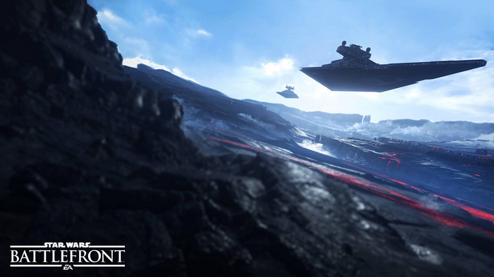 Star Wars: Battlefront Star Destroyer over Sullust