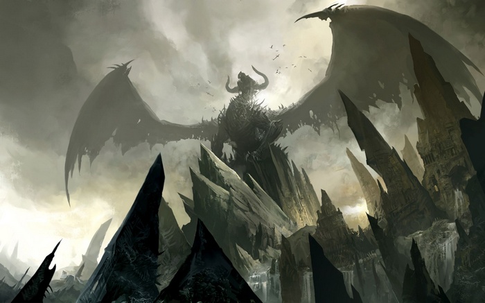 Guild Wars 2 Dragon on Jagged Peaks