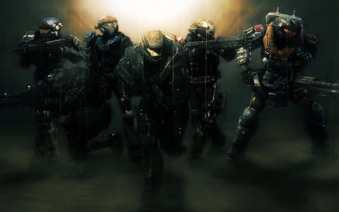 Halo Reach Spartans in formation