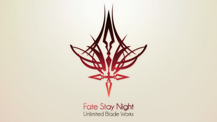 Fate Series, FateStay Night, logo, FateStay Night: Unlimited Blade Works, artwork